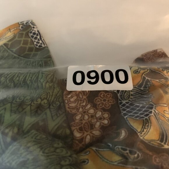 Kathmandu Imports Sz M Pants Green Colorful Elephant Baggy Boho Hippie Festival - Picture 16 of 16